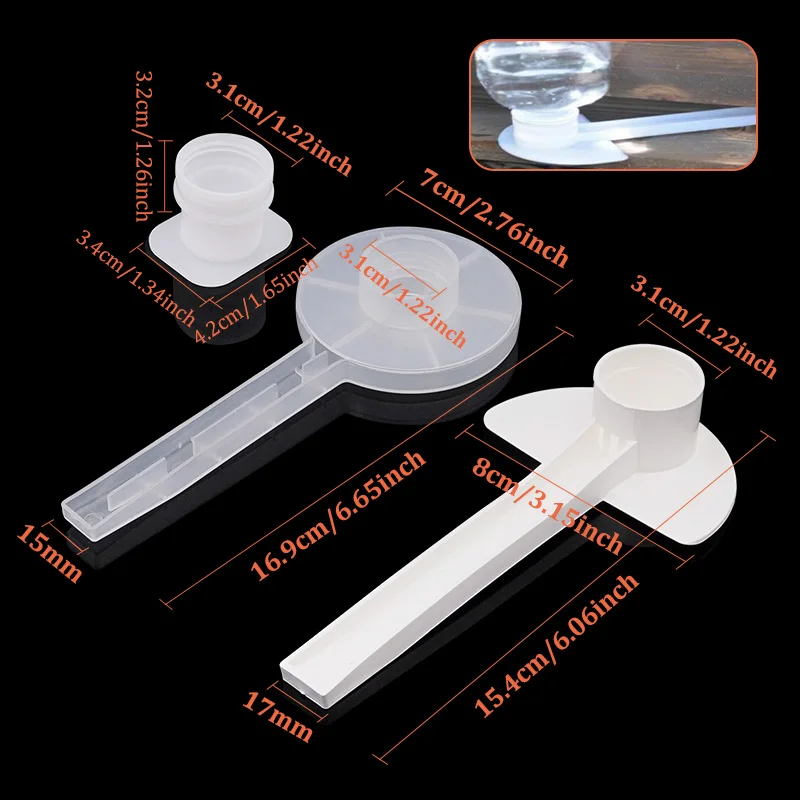 5/10/15/20 piezas alimentador de abejas, alimentadores de abejas de miel, bebedero de agua potable, herramienta de riego de abejas, bebedero de abejas blanco, suministros, herramientas de apicultura - imagen 4