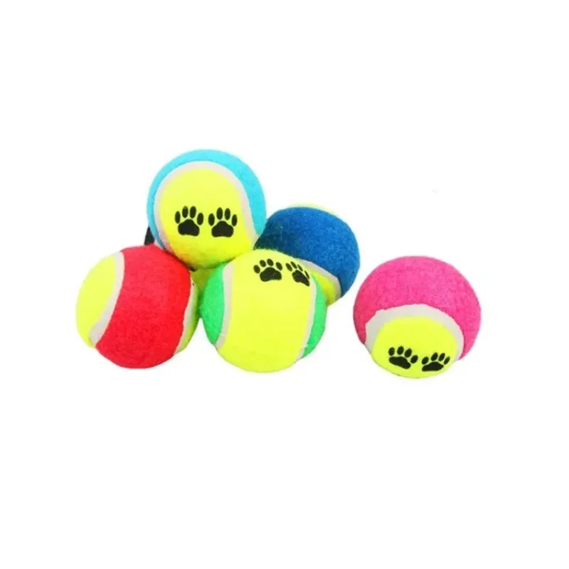 Lanzador de tenis para perros, pelota especial de 5cm, máquina de lanzamiento de tenis profesional elástica para perros, juguete portátil solo la pelota sin máquina - imagen 5
