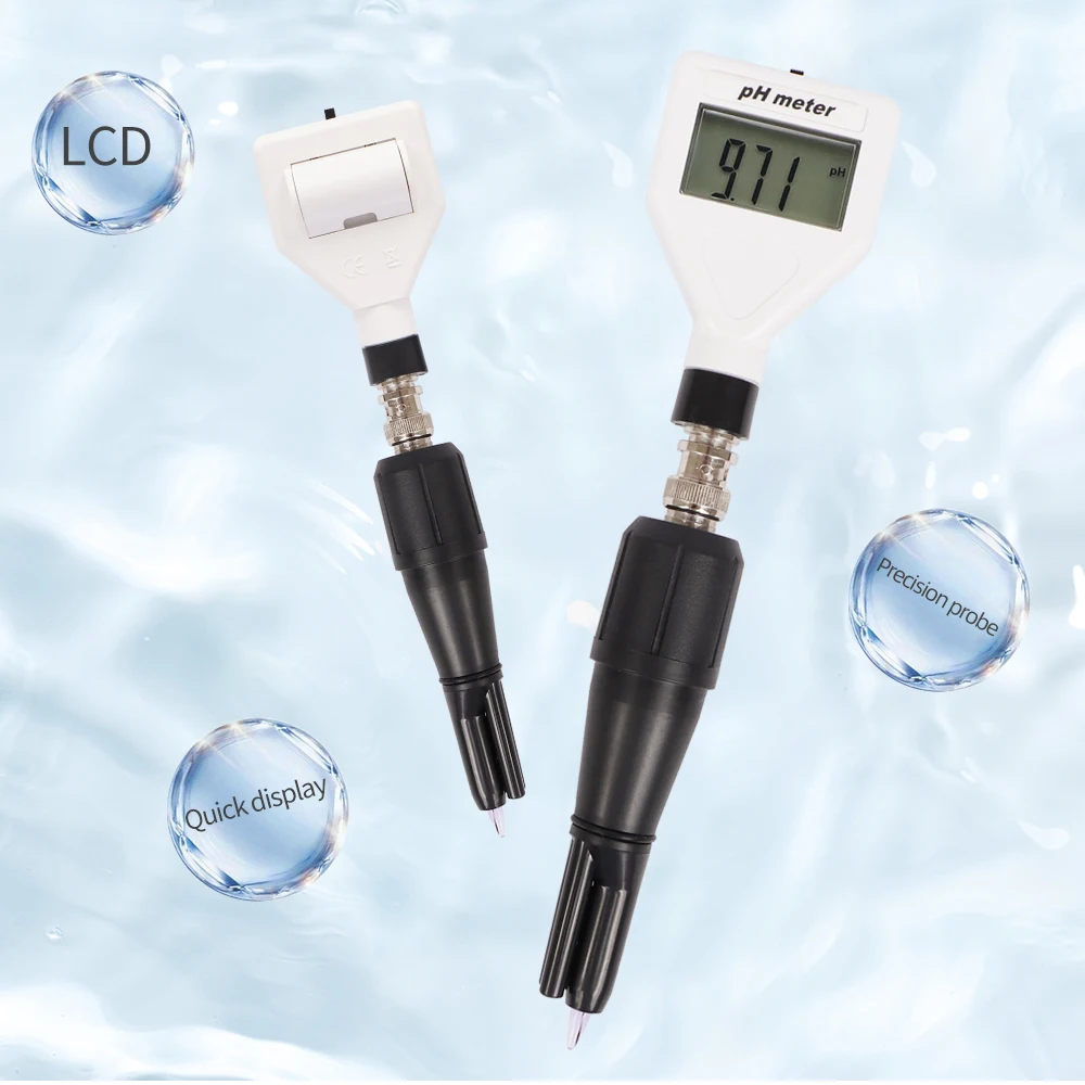 Probador de PH PH-98211, medidor de acidez Digital, Detector de suelo, pluma de prueba de PH con pantalla retroiluminada para agua, leche, queso, carne - imagen 3