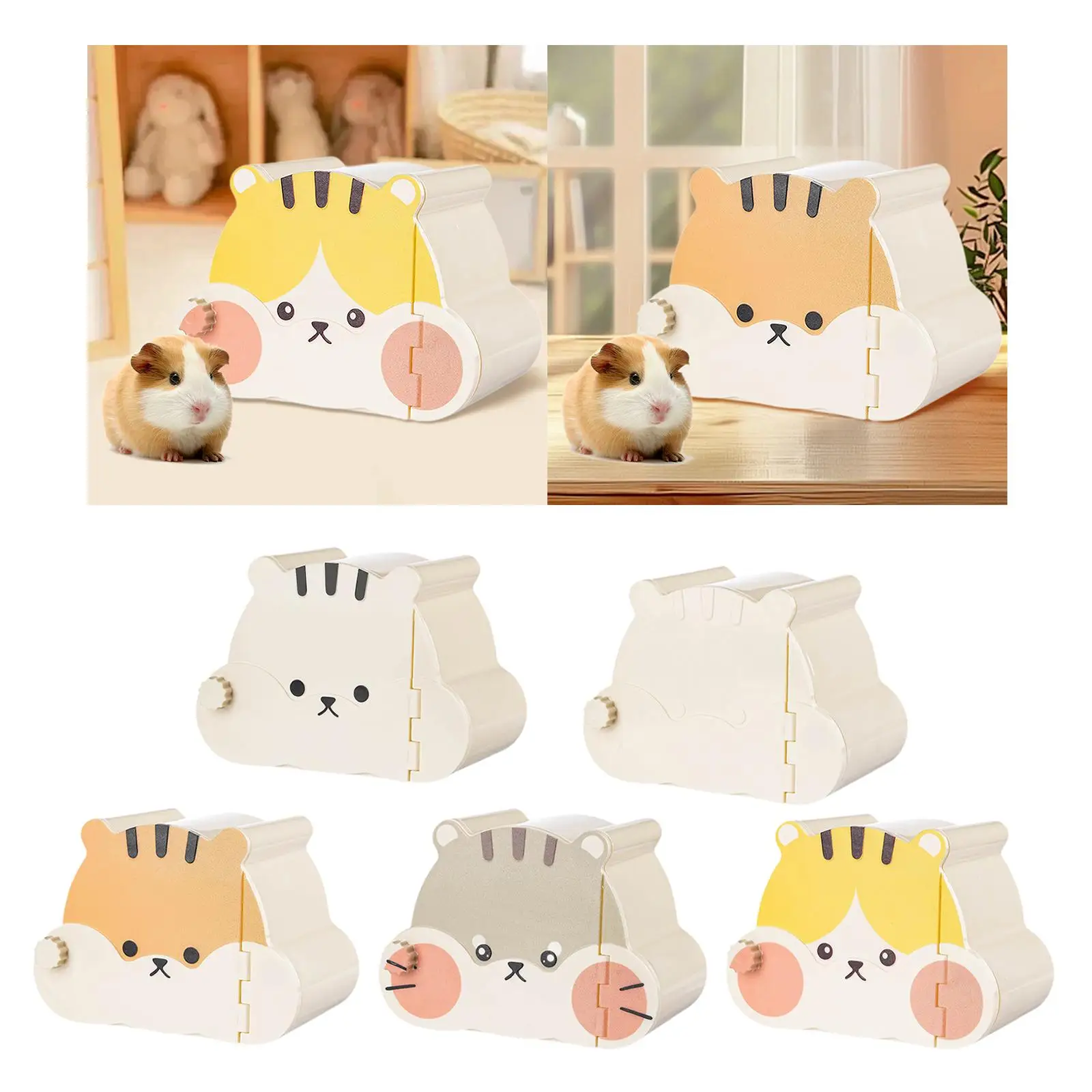 Hamster Hideout Sleeping Bed Cage Accessory for Rat Chinchilla Dwarf Hamster