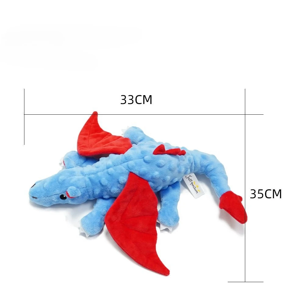 Juguete dinosaurio peluche chirriante para perros – Entrenamiento - imagen 2