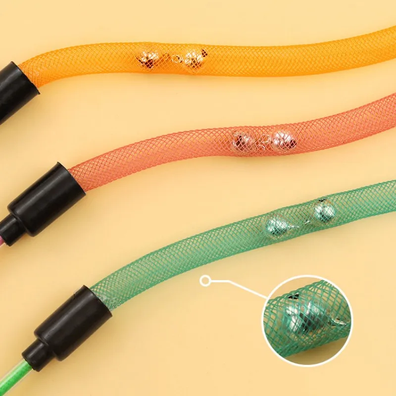 Juguete para gatos, palo de mariposa para gatos, red elástica, juguetes interactivos para gatos, pelota de lana resistente a mordeduras, juguetes para gatos, juguete para burlas con campana - imagen 5