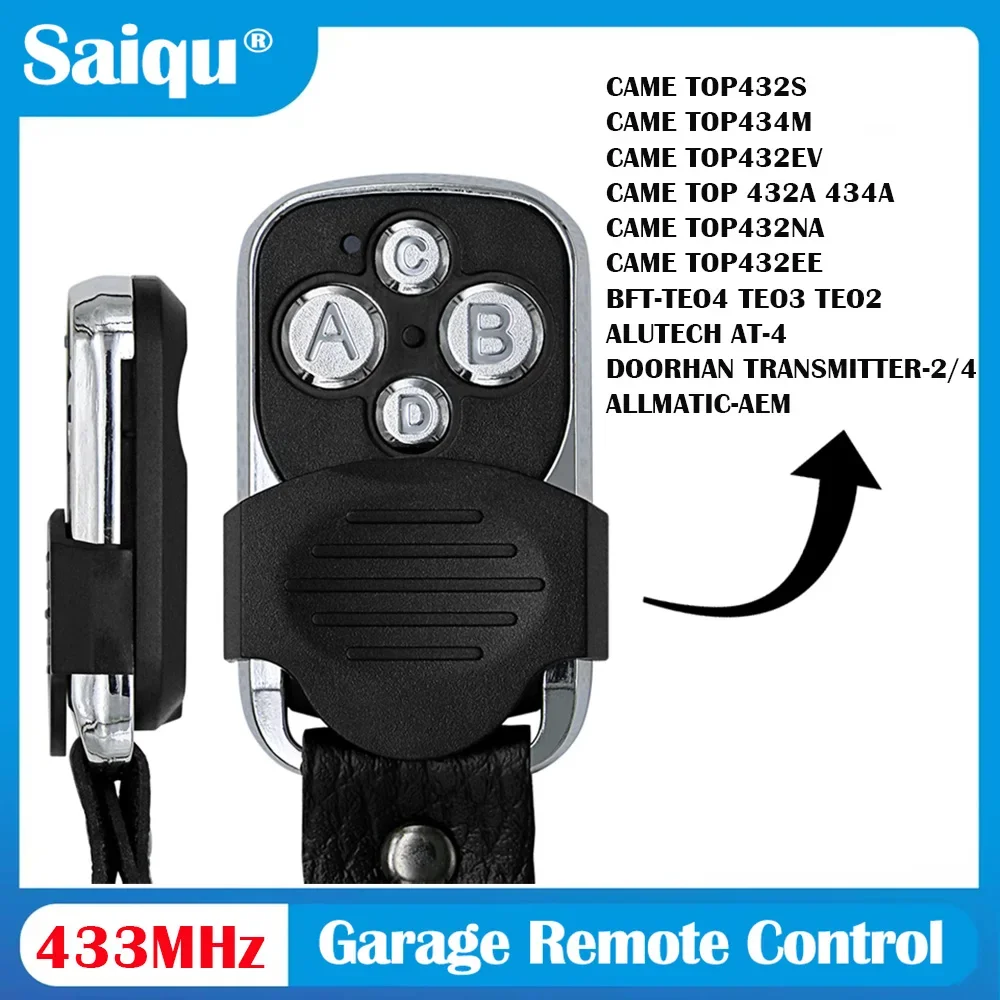 Mando a distancia para puerta de garaje – Compatible TOP-432EV
