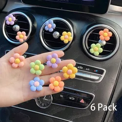 Decoraciones creativas lindas con flores para aire acondicionado coche