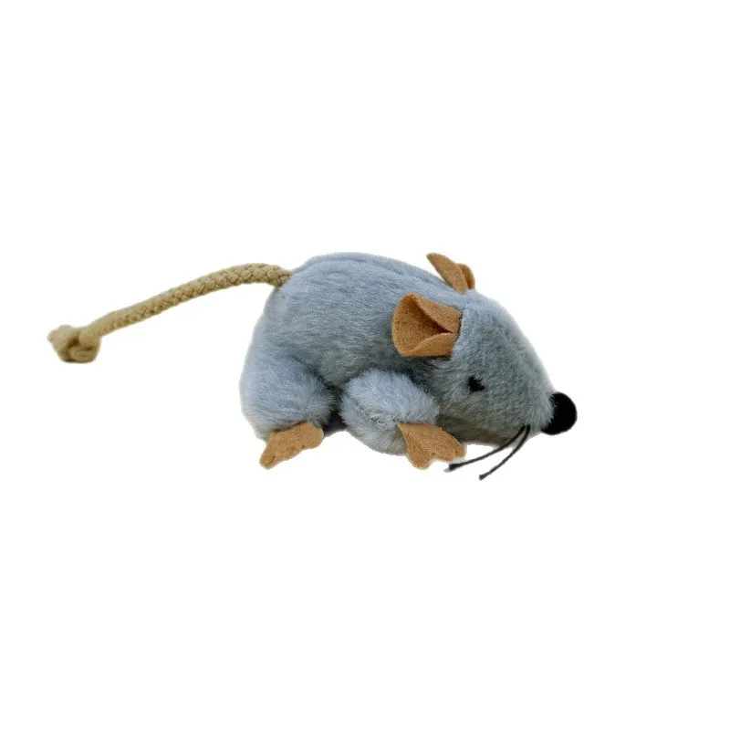 Juguetes interactivos para gatos – Ratones de peluche con catnip - imagen 3