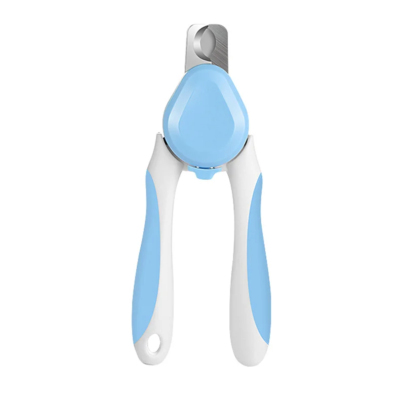 Cortaúñas de acero inoxidable para mascotas, cortauñas a prueba de salpicaduras para gatos y perros, suministros generales para mascotas - imagen 2