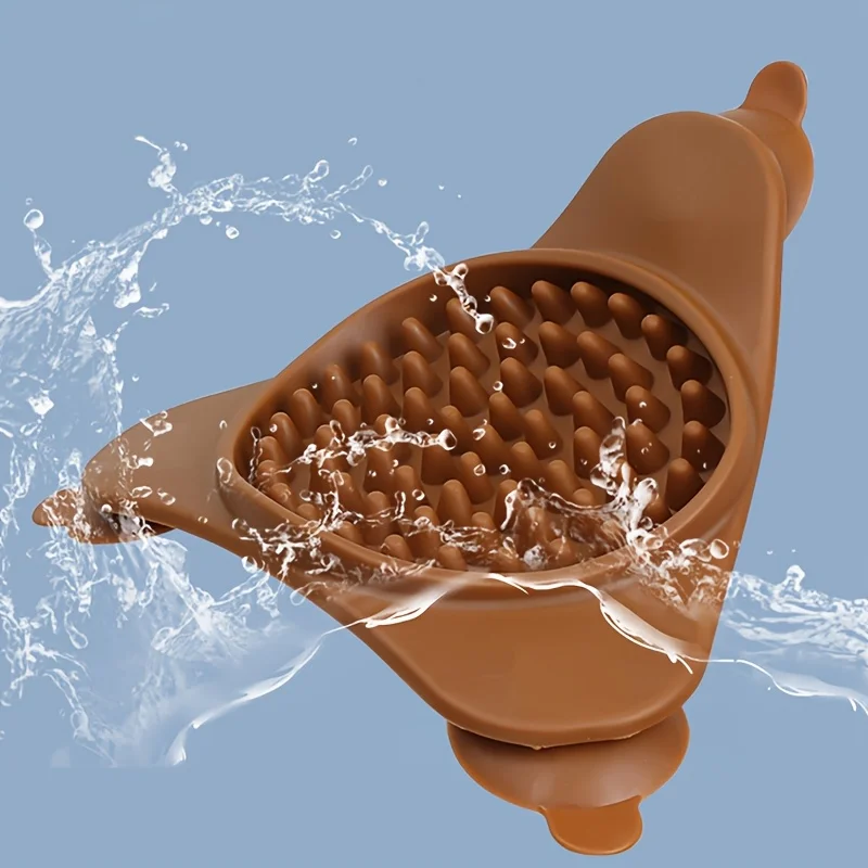 Estera de silicona para lamer mascotas, plato de comida lenta para gatos, perros, succionador para perros, entrenamiento de alimentos, alimentador para perros, suministros para mascotas - imagen 5