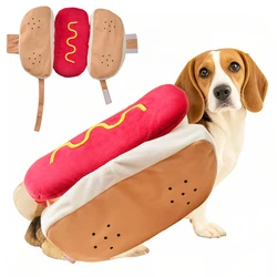 Disfraz Halloween perro caliente para perros y gatos – Traje ajustable