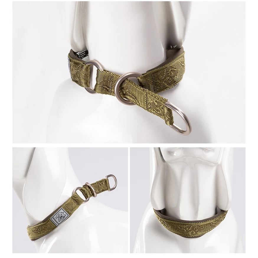 TRUELOVE Collar para mascotas, correas de nailon, cadena P, acolchado de neopreno a prueba de explosiones, entrenamiento para correr, perros grandes, medianos y pequeños YC1851 - imagen 5