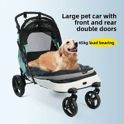 Carrito de movilidad para perros mayores y discapacitados – Plegable y ligero