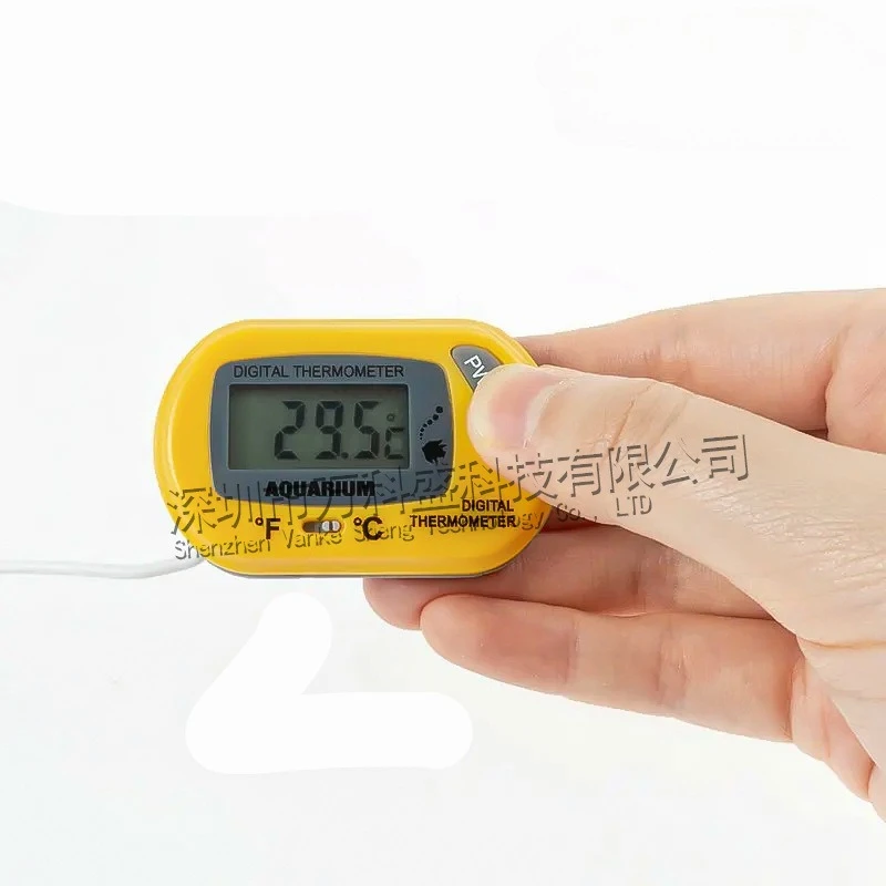 Termómetro para pecera, ventosa para reptiles, tortuga marina, estuche para buceo para mascotas, ST-3, termómetro electrónico impermeable, suministros para mascotas acuáticas - imagen 4