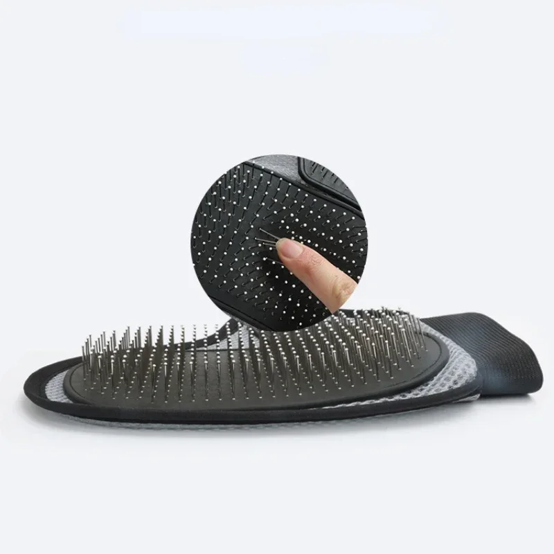 Guante de aseo para mascotas, cepillo de depilación para pelo de gato y perro, accesorios para mascotas, peines de baño, suministros para mascotas - imagen 4