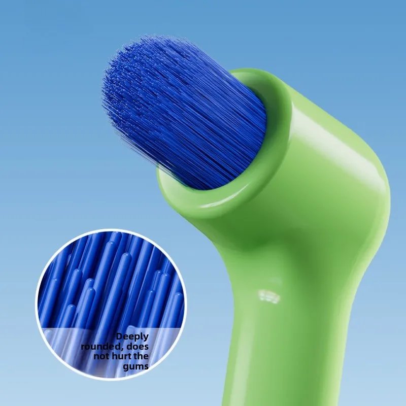 Nuevo estilo, cepillo de dientes para mascotas, Kit de cuidado Dental multiángulo, herramientas de limpieza de dientes de perro, cuidado de mascotas, cepillo de dientes para gatos, productos para mascotas - imagen 2