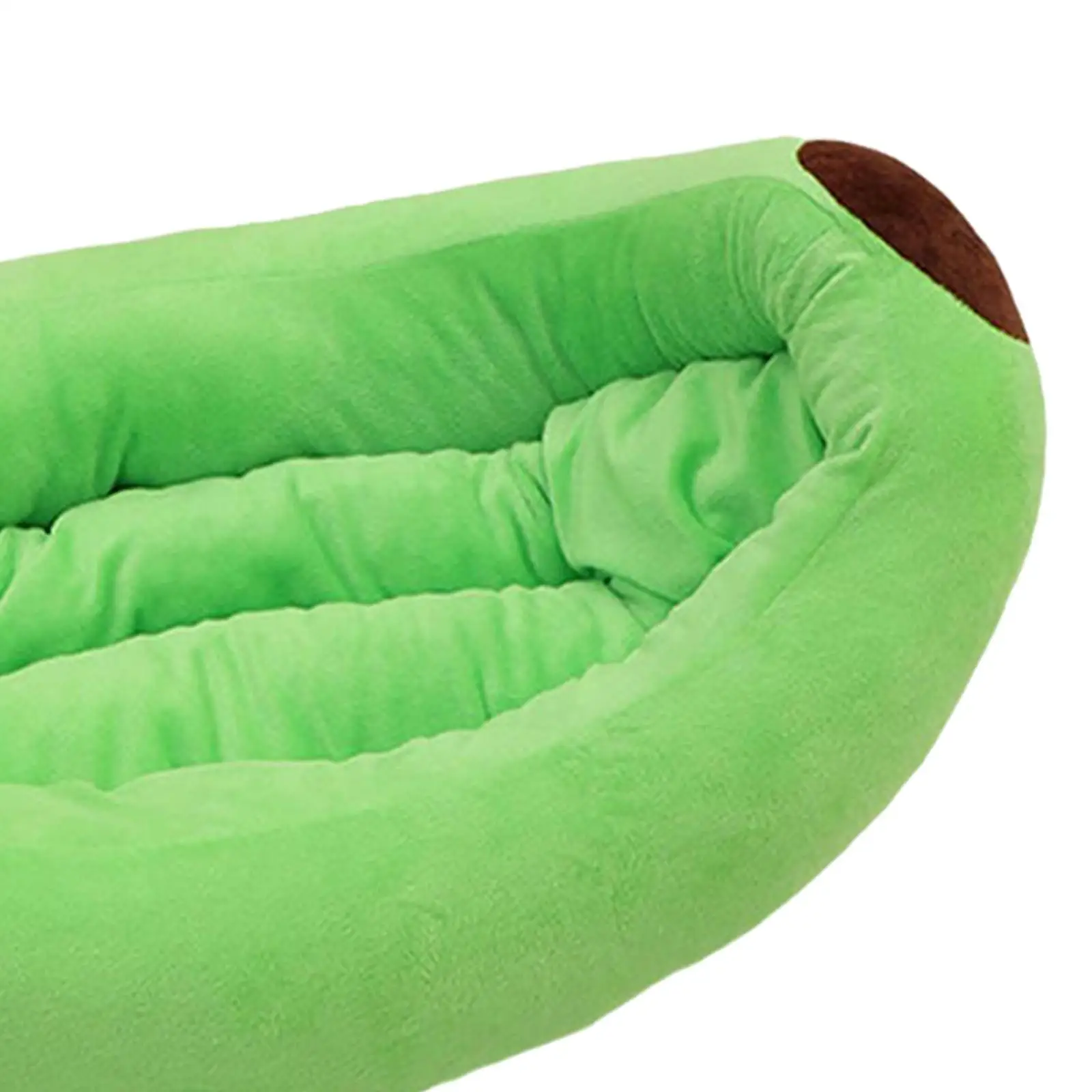 Cama nido para perros con forma de plátano para mascotas de pequeñas a medianas, nido para mascotas para todas las estaciones - imagen 5