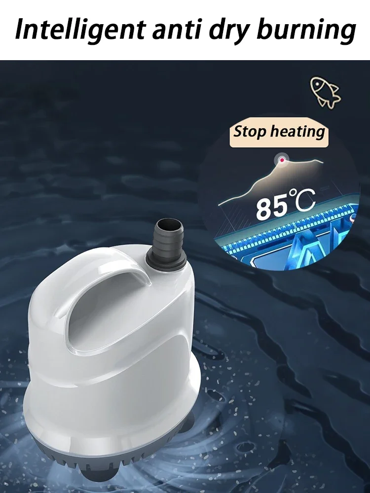 Bomba de aire silenciosa para acuario, bombas de agua para pecera, generador de oxígeno para acuario, bomba oxigenadora de pecera pequeña, suministros para mascotas - imagen 2