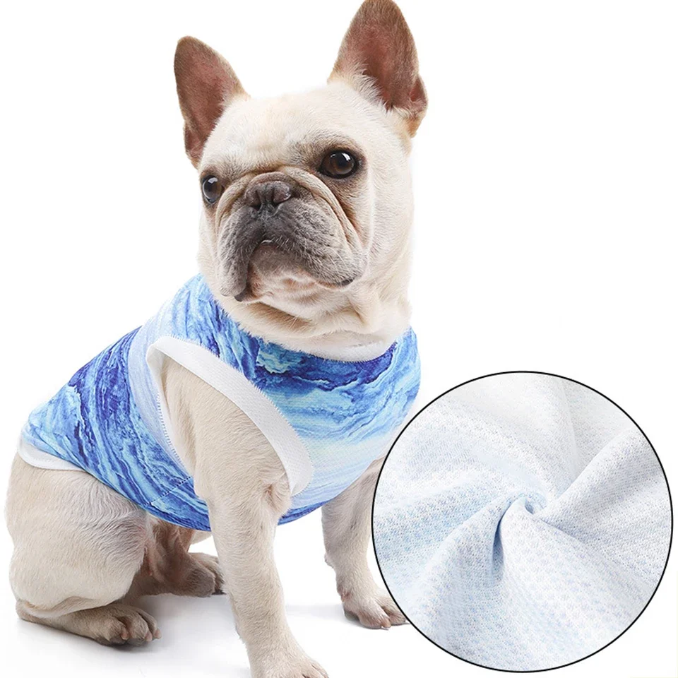 Chaleco transpirable sin mangas para perro y gato, ropa de verano sin mangas para Bulldog Francés, Corgi, para perros pequeños y grandes, XS-3XL - imagen 3