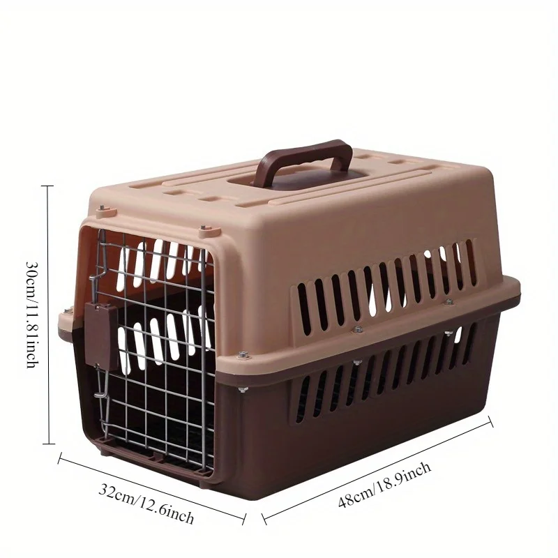 1 Uds. Equipaje para mascotas estuche portátil para aerolínea Material PP duradero resistente fácil instalación adecuado para gatos y perros pequeños