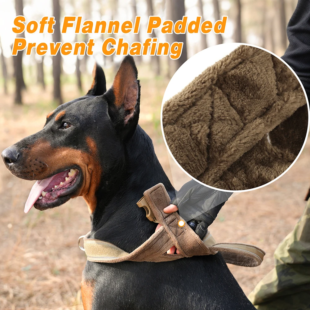 Tactical Military Dog Harness Reflective Dog Training Harnesses Padded Pet Tactical Vest for Medium Large Dogs German Shepherd - imagen 3