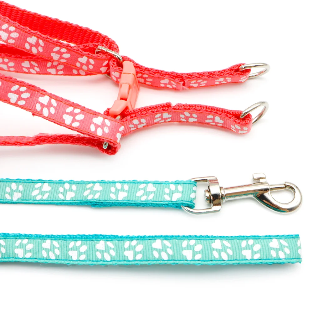 Venta al por mayor, 24 unids/lote, arnés para mascotas, juego de cables para caminar, accesorios antipérdida para caminar para perros y gatitos y cachorros - imagen 4
