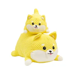 Juguete peluche pato para perros – Sonoro, resistente y alivia estrés
