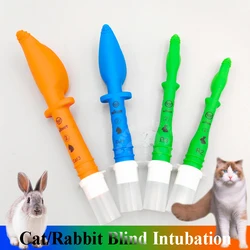 Tubo de intubacion ciego para gatos y conejos - gel medico suave