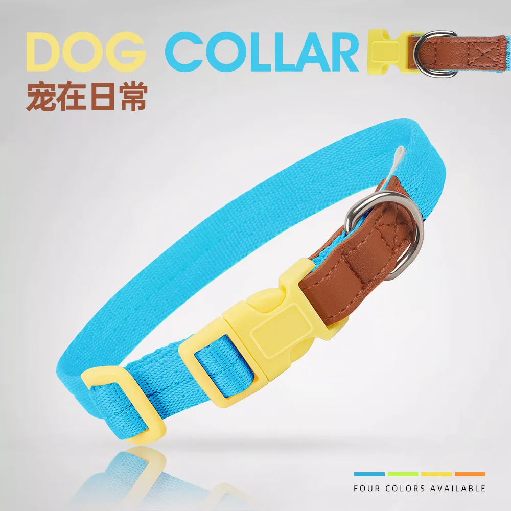 Nuevas collares para perros y mascotas, Collar para perros pequeños y medianos, collares para mascotas sin rotura, juego de Collar de cuerda de tracción - imagen 5