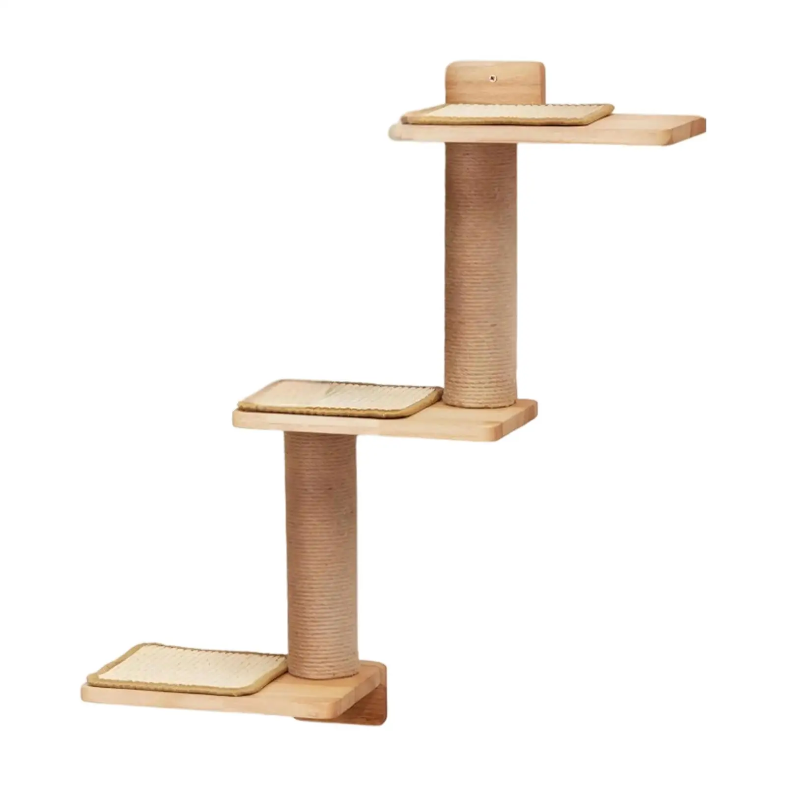 Cat Wall Shelves Steps Perch Supplies for Cats Cat Stairway for Jumping Exercise Scratching Lounging