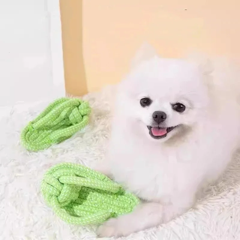 Juguete para perros con correa de zapatilla - dental e interactivo - imagen 2