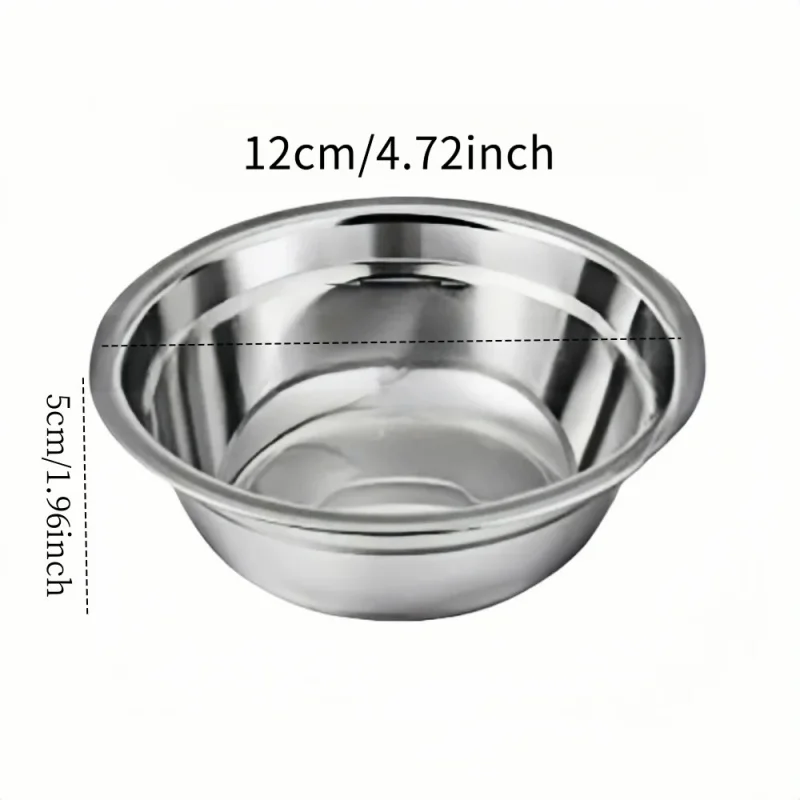 Stainless Steel Anti-Slip Pet Bowls Set for Cage Use - 6/18 Pieces Dog And Cat Feeding Plates - imagen 4