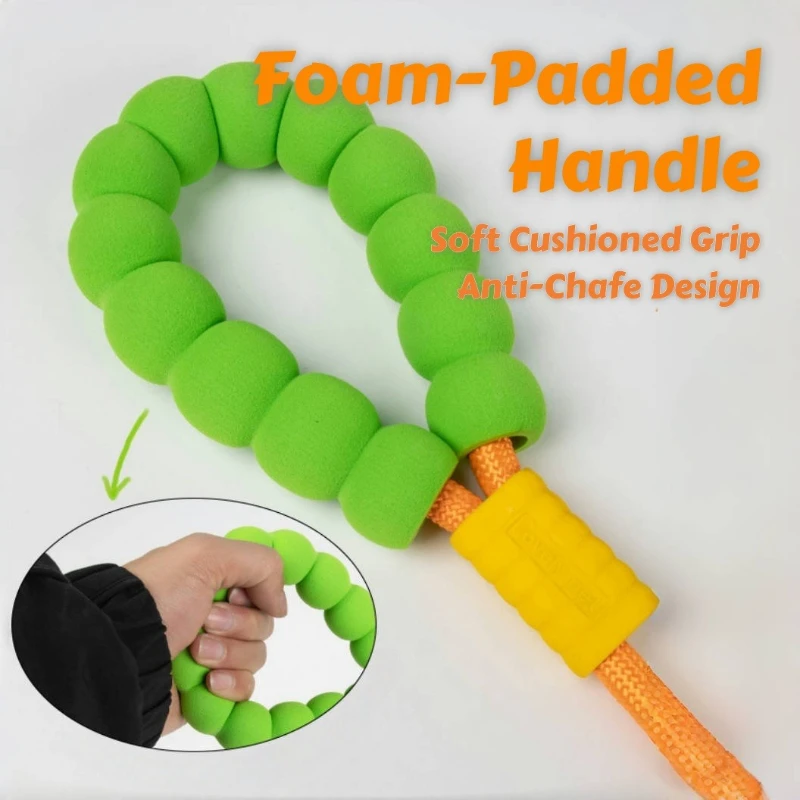 Correa para perro Cloud Candy – Mango acolchado de algodón con burbujas con clips antiastres y antipérdida Correas reflectantes en color pastel para caminar al aire libre - imagen 3