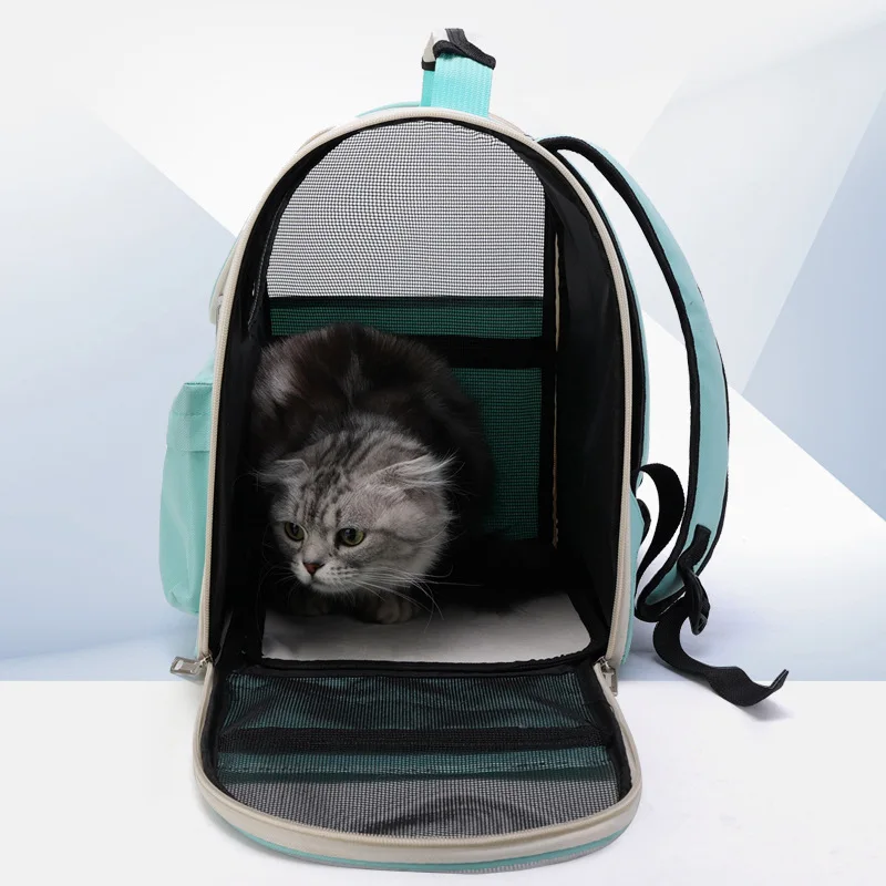 Cat Carrier Bags Windproof Outdoor Travel Backpack for Cat Small Dogs Transport Carrying Bag Cat Backpack Carriers With Cushion - imagen 5