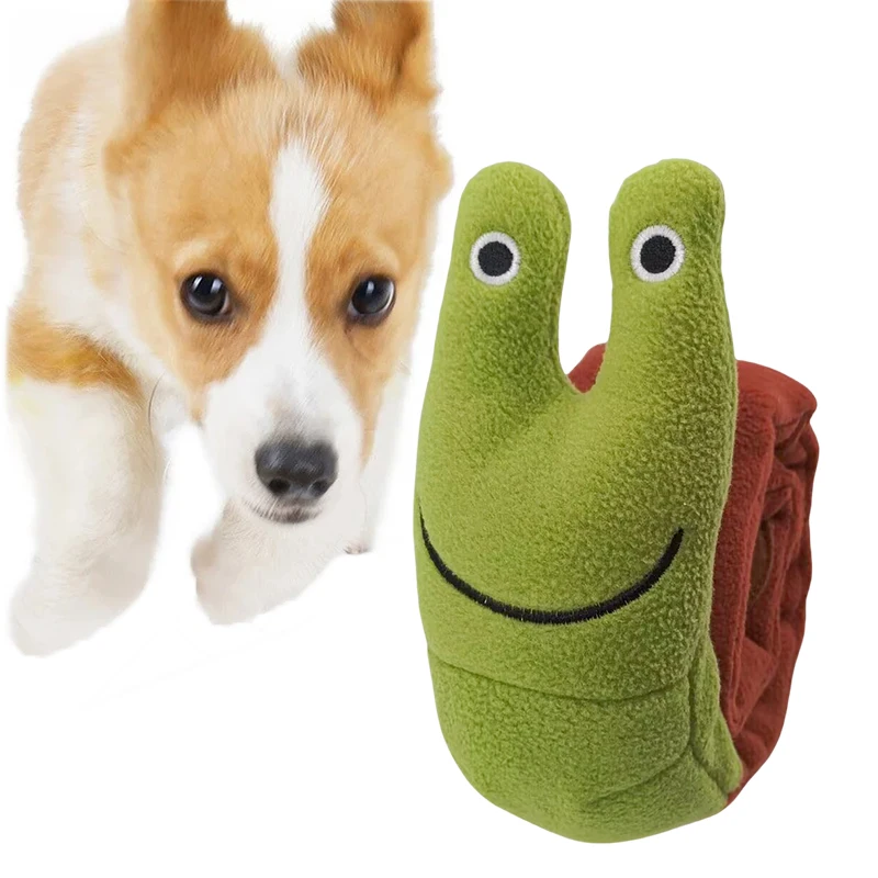 Rompecabezas de perro de peluche, juguete para morder de caracoles, cachorro, sonidos chirriantes, ocultar los dientes, comida, juguete suave interactivo para perros, juguetes, suministros para mascotas - imagen 5