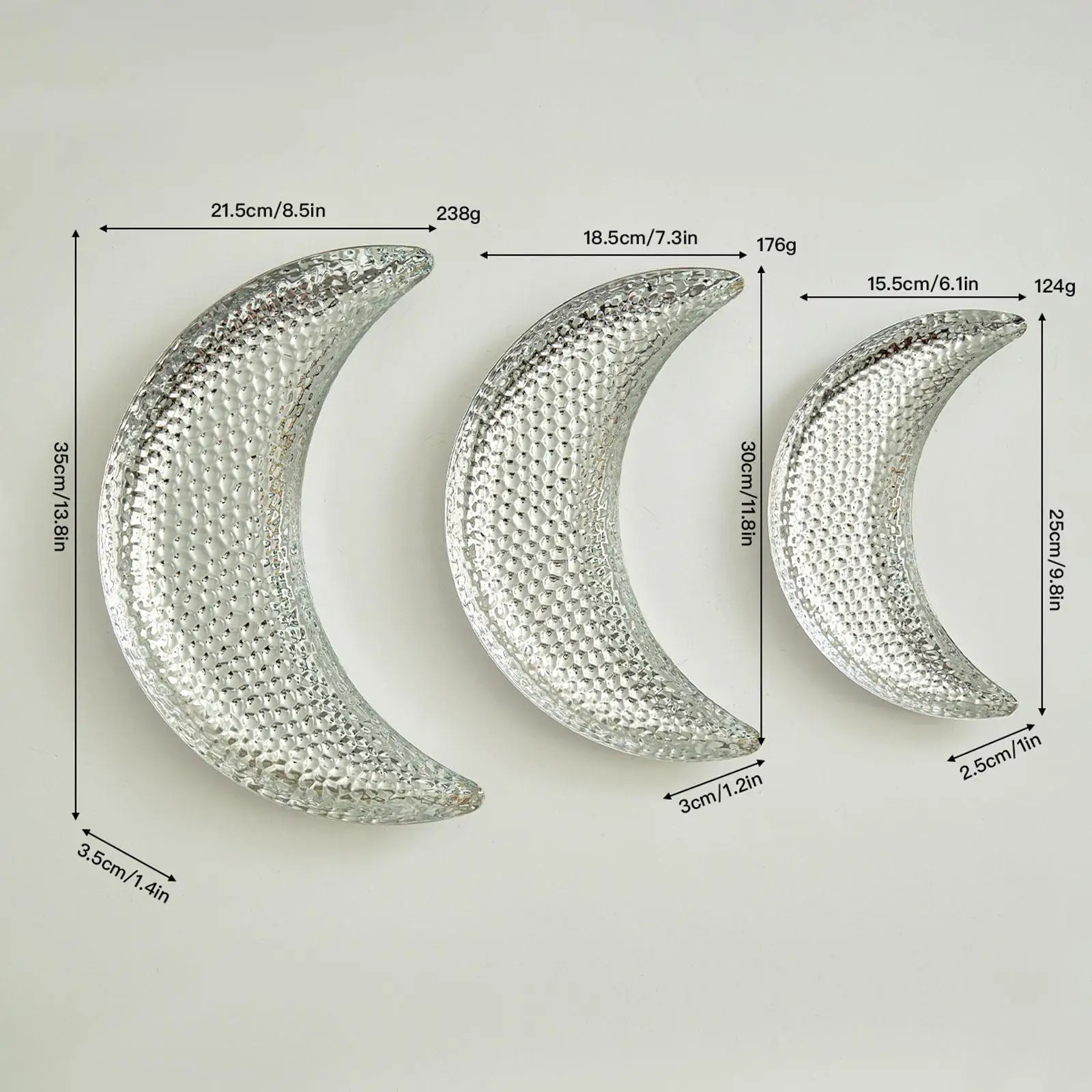 Platos decorativos con forma de luna para comida gatos y perros - imagen 5