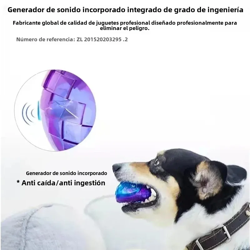 Gigwi-juguetes interactivos para mascotas, serie G-Ball, bolas chirriantes, juguetes para perros de 2,5 pulgadas para perros pequeños/medianos, colores hinchables y surtidos - imagen 4
