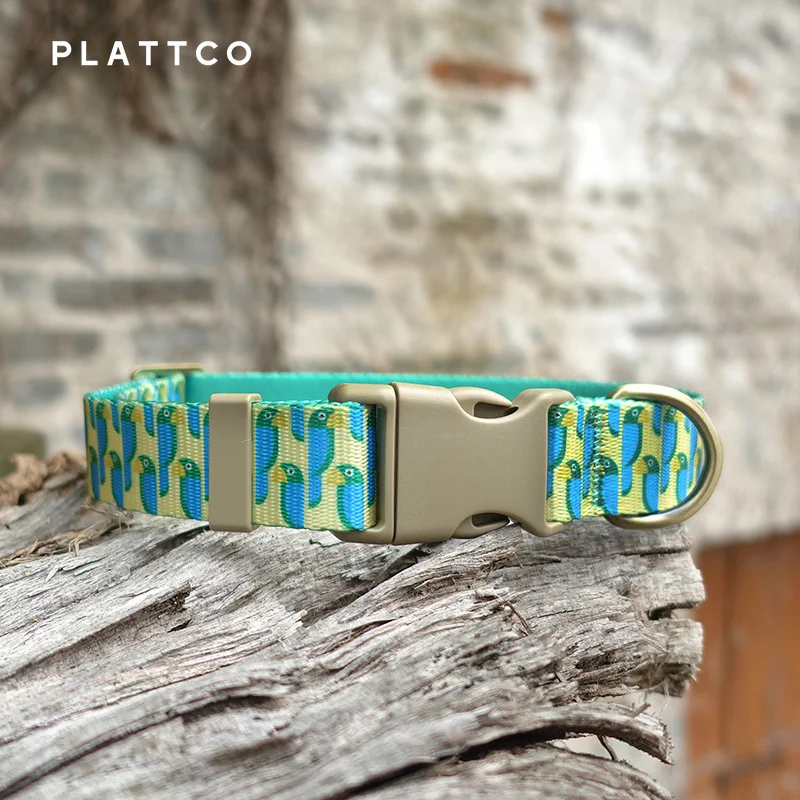 Collar para perros verde ajustable - imagen 2