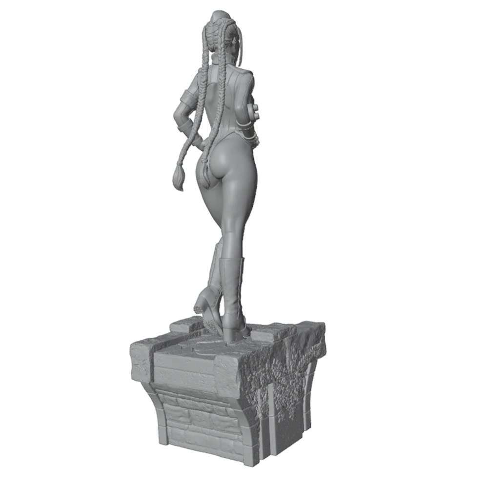 Estatua resina miniatura guerrera noble pelo largo para gatos y perros - imagen 3
