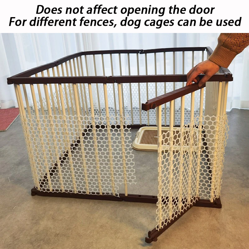 Red de plástico cortable para mascotas, malla protectora antifuga para aves de corral, malla de seguridad para perros y gatos, hoja cifrada, suministros para mascotas - imagen 4