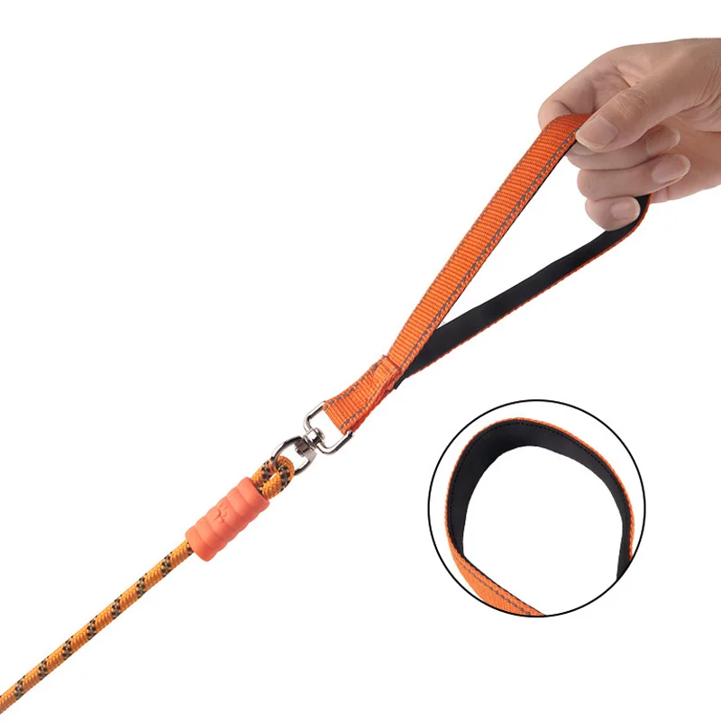 สายจูงสุนัขไนลอน 150/200/300 ซม. สายจูงสุนัขสำหรับเดินเล่นกลางแจ้ง สายจูงฝึกสัตว์เลี้ยง สำหรับสุนัขขนาดเล็ก กลาง ใหญ่ อุปกรณ์สำหรับสุนัข - imagen 5