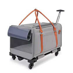 Carrito para gatos expandible grande con ruedas universales exteriores