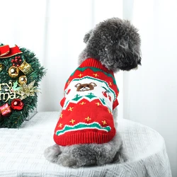 Suéter otoño-invierno de oso rojo para gatos y perros – Cálido