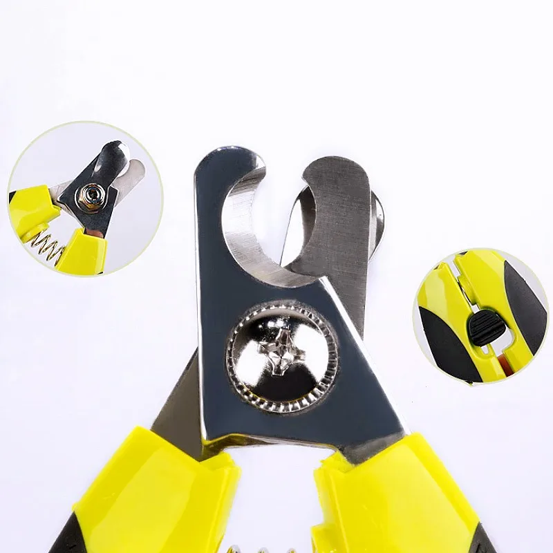 Cortauñas para perros, molinillo de uñas para perros, juego de 2 uds., cortaúñas para perros, cortaúñas de acero inoxidable para el cuidado de mascotas, limpieza de garras para perros - imagen 4