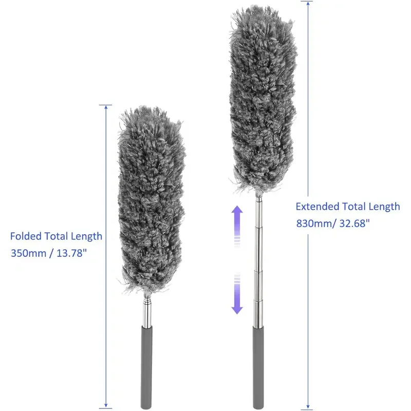 1 plumero de limpieza, cepillo ligero para polvo, limpiador de polvo Flexible, plumeros para eliminación de polvo, herramientas de limpieza del hogar - imagen 3