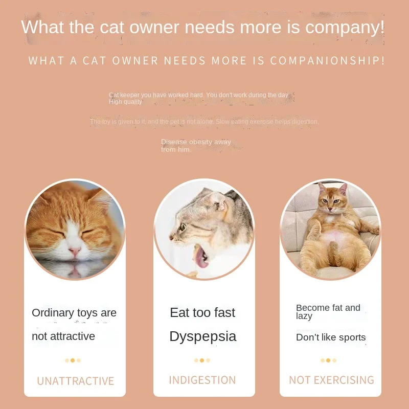 Alimentador de comida para gato y mascota, 2 en 1 bola de madera, Bola de vaso, Juguetes Divertidos, columpio, palo, juego interactivo para ejercicio - imagen 3