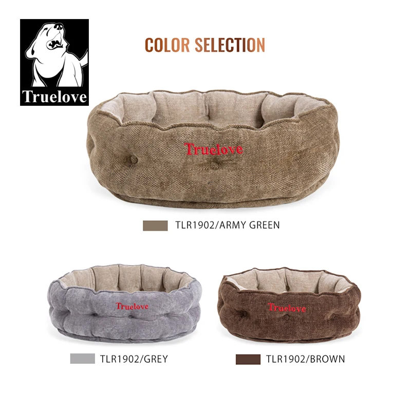 Truelove-sofá cama de espuma para mascotas, cubierta extraíble y lavable, forro impermeable y parte inferior antideslizante, cama para perros y gatos, TLR1902 - imagen 3