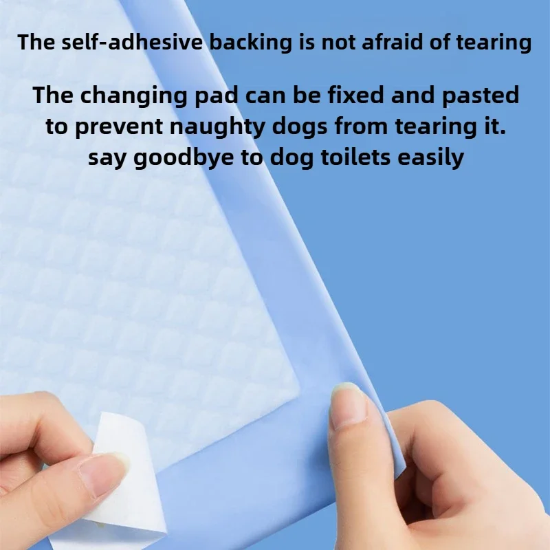 Almohadillas desechables para orinar para perros Bullseye, guías para almohadillas de orina, tapete para orina para ir al baño, absorbente de agua, adhesivo y grueso - imagen 4