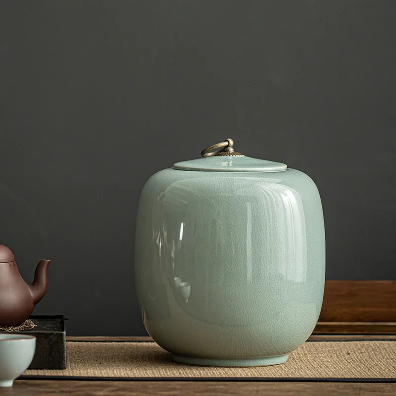 Urna de cerámica para cremación colosal de mascotas de gran tamaño, contenedor de cenizas de perro, almacenamiento de cubos, material de porcelana, contenedores funerarios - imagen 3