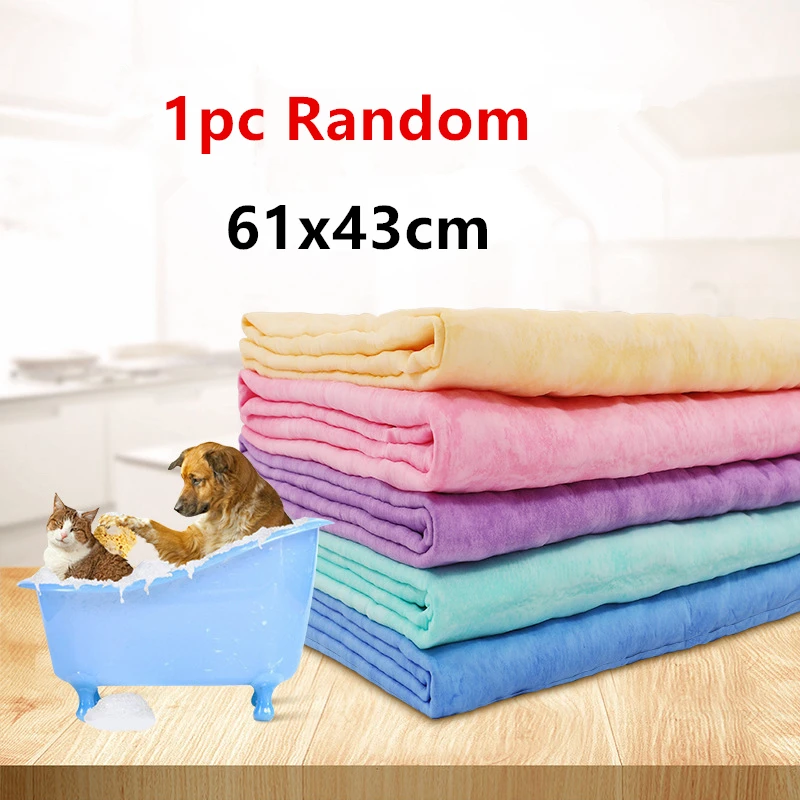 Toalla microfibra para perros de secado rápido y absorbente