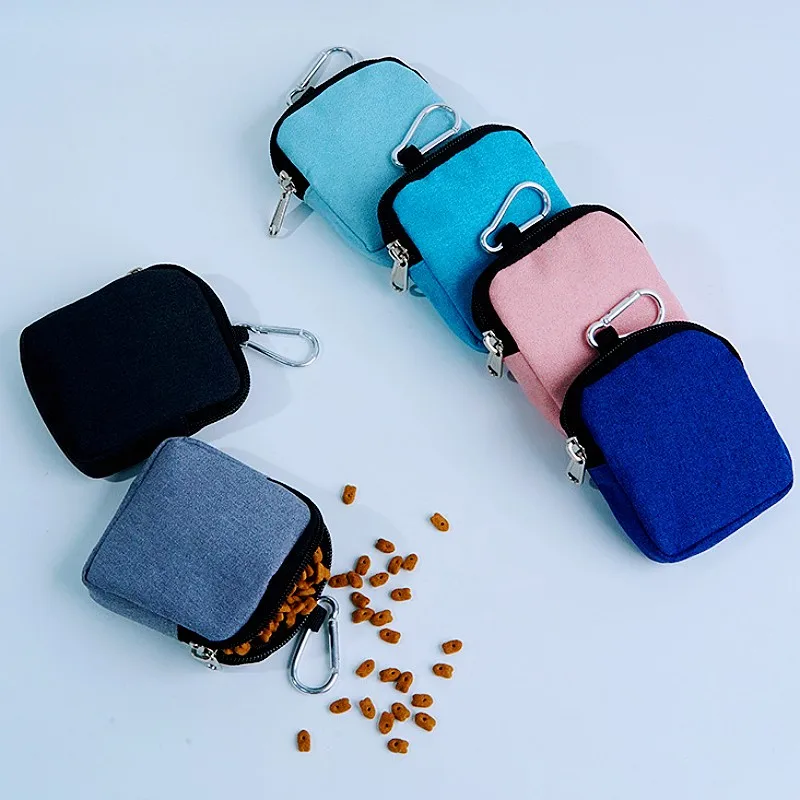 Dog Poop Bag Dispenser Dogs Snack Bag Multi-functional Bags for Dog Walking Hangingable Dogs Poop Bags Holder Puppy Trainings - imagen 2