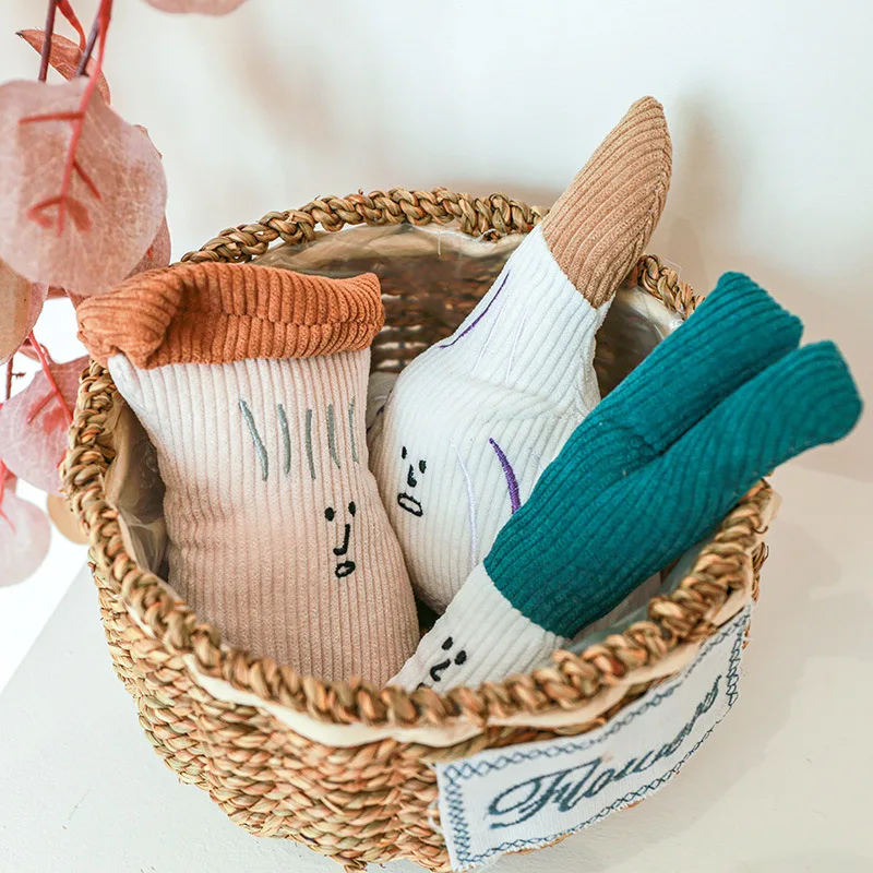 Ins perro regalo de cumpleaños cebolla verde ajo seta juguete chirriante mascota juguete interactivo imitación vegetal juguete foto Accesorios - imagen 2