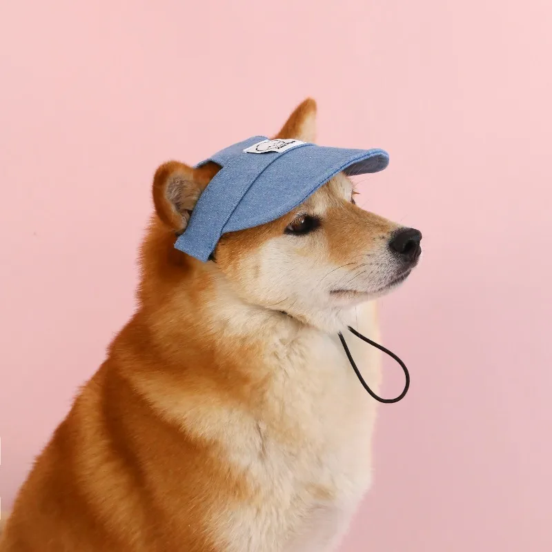 Sombrero para mascotas con orificios para las orejas, bonito sombrero para gatos y perros, gorra de béisbol ajustable colorida para perros pequeños y medianos, suministros para mascotas - imagen 4